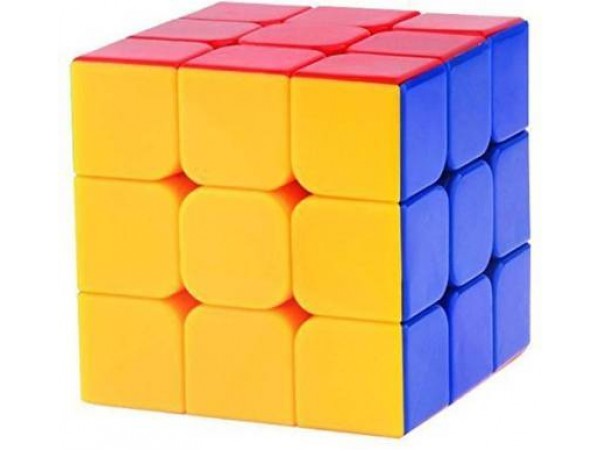 TamBoora 3X3X3 SPEED CUBE HIGH STAYBILITY STICKER LESS SMOOTH SWING FOR FASTER MOVEMENT (1 Pieces)